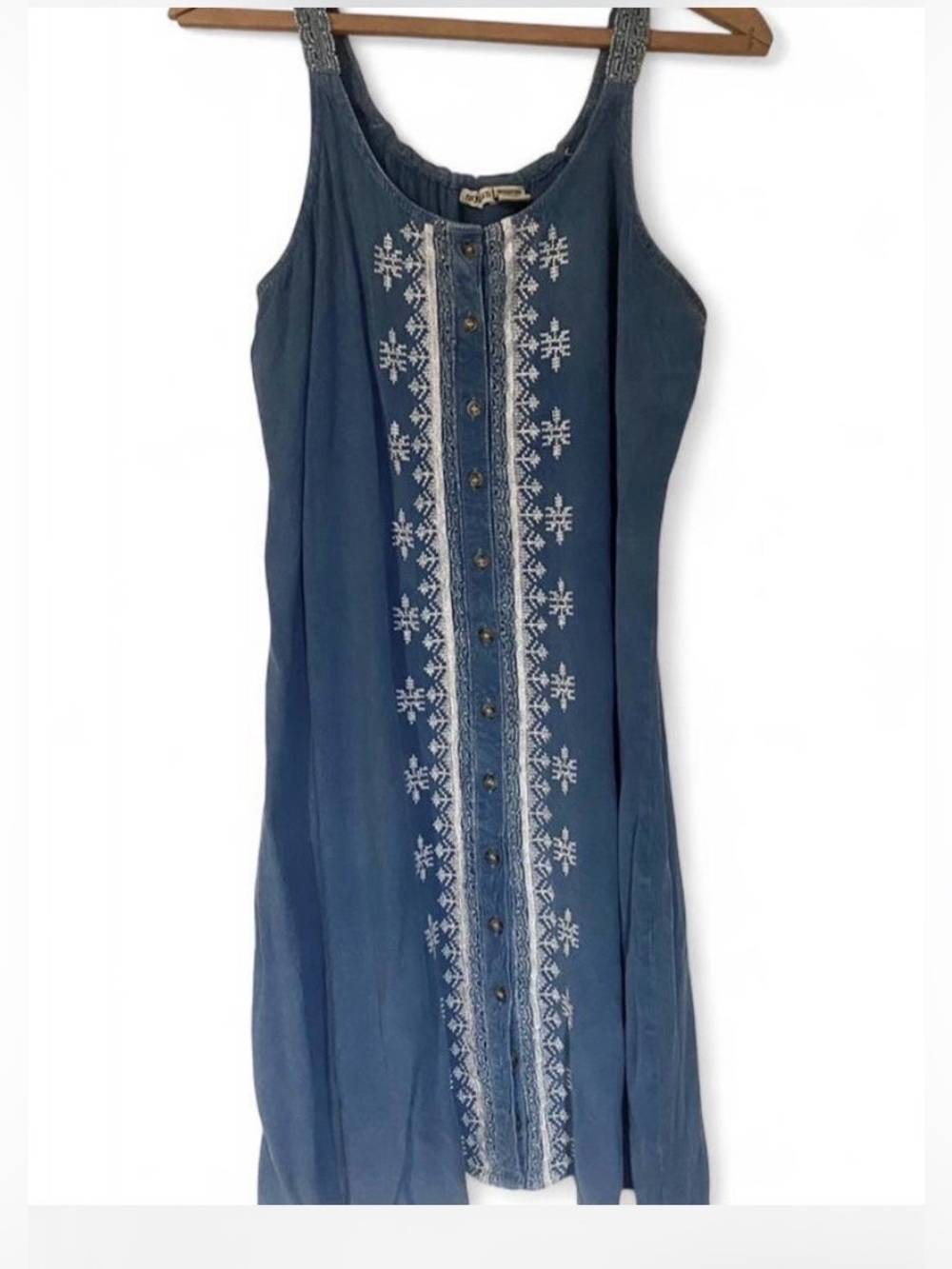 Raya Sun blue & white dress